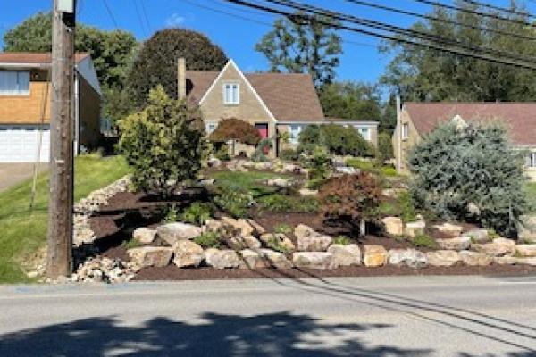 Boulder scaping - Churchview